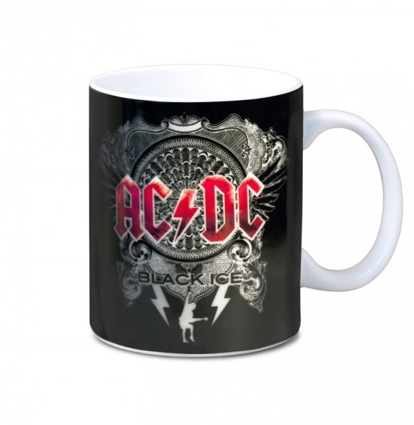 AC/DC Hard Rock Musik Tasse Black Ice
