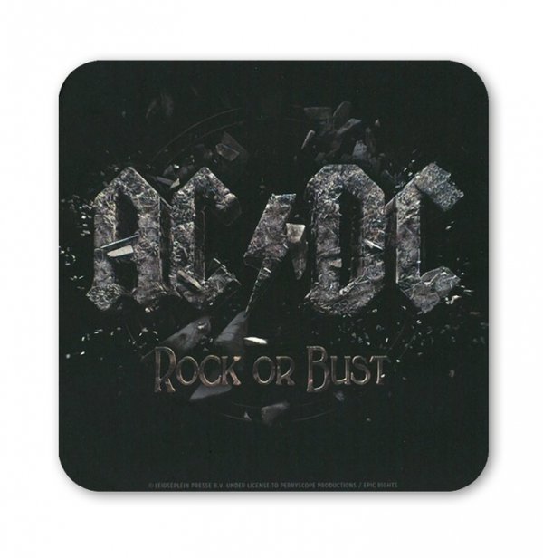 AC/DC Hard Rock Musik Coaster Untersetzer Set 6tlg