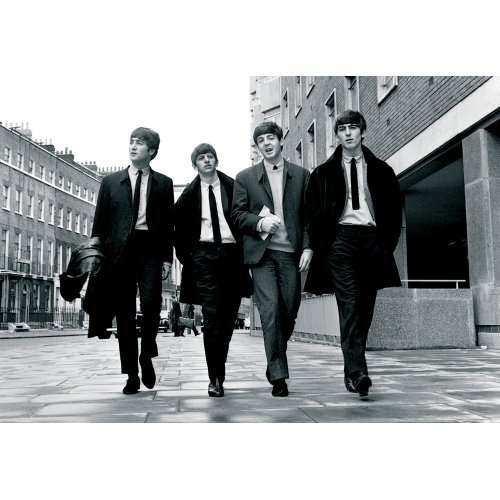 The Beatles Postkarte Karte Walking In London