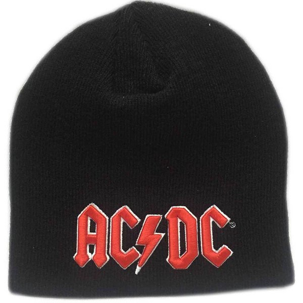 AC/DC Beanie Strick Mütze ACDC Logo