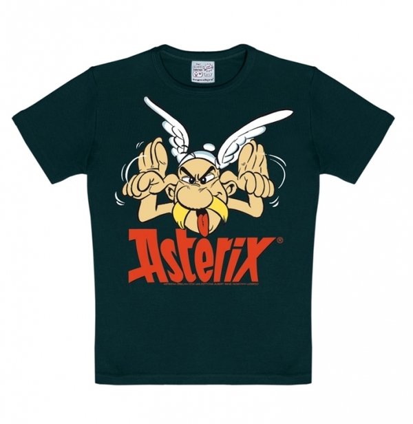 Asterix der Gallier Kinder T-Shirt Asterix macht Grimassen