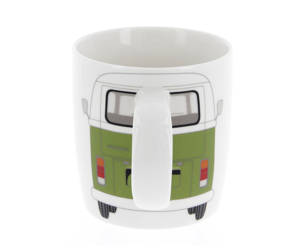 Volkswagen Bus Tasse Kaffeetasse Bulli T2 grün