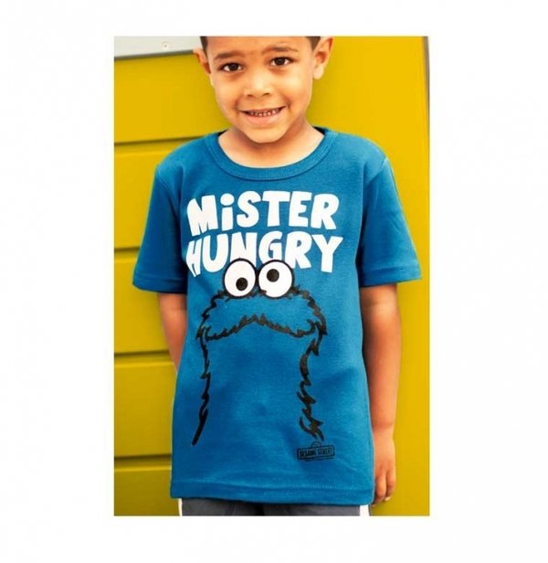 Cookie Monster Kinder T-Shirt Krümelmonster Mister Hungry