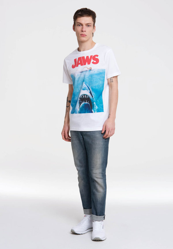 The Jaws Herren T-Shirt Der Weisse Hai
