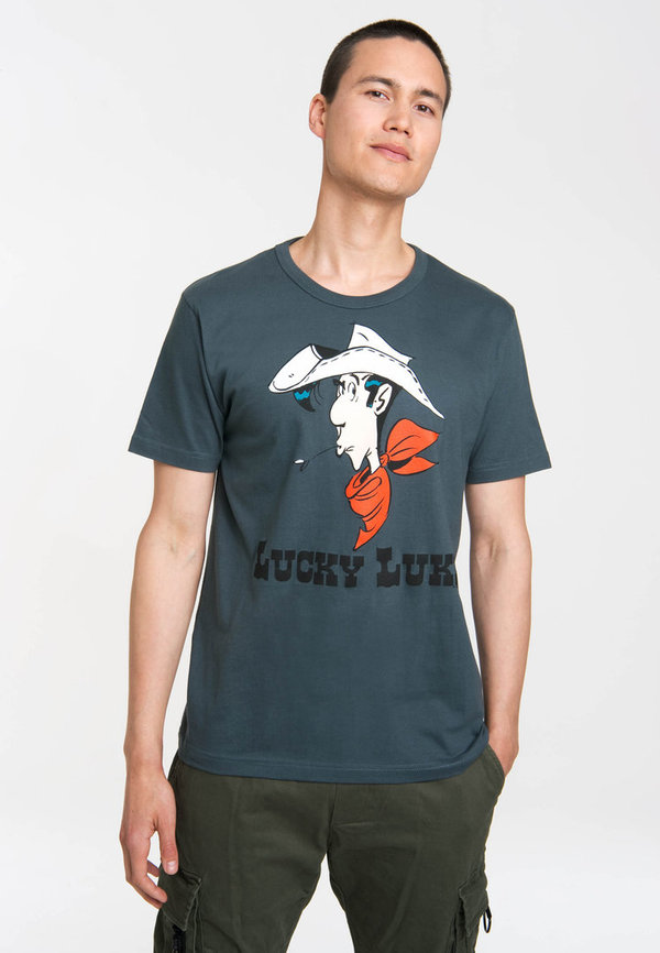 Lucky Luke Herren T-Shirt Portrait