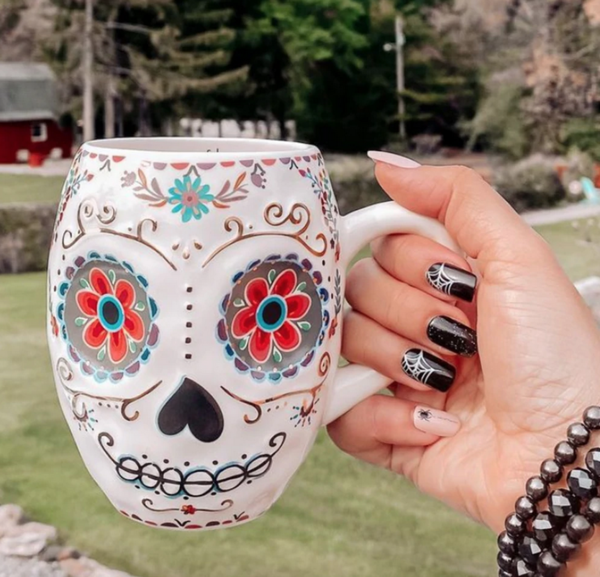 Happy Skull Mexican Kaffeetasse Natural Life