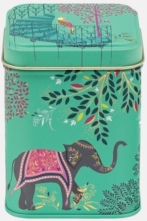 Sara Miller kleine Teedose Indisches Motiv Elefant