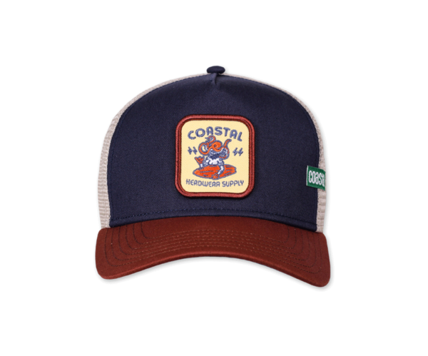 Coastal Cap Headwear Supply Navy/Wood