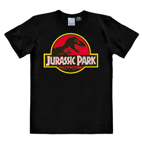 Jurassic Park Logo T-Shirt Herren schwarz