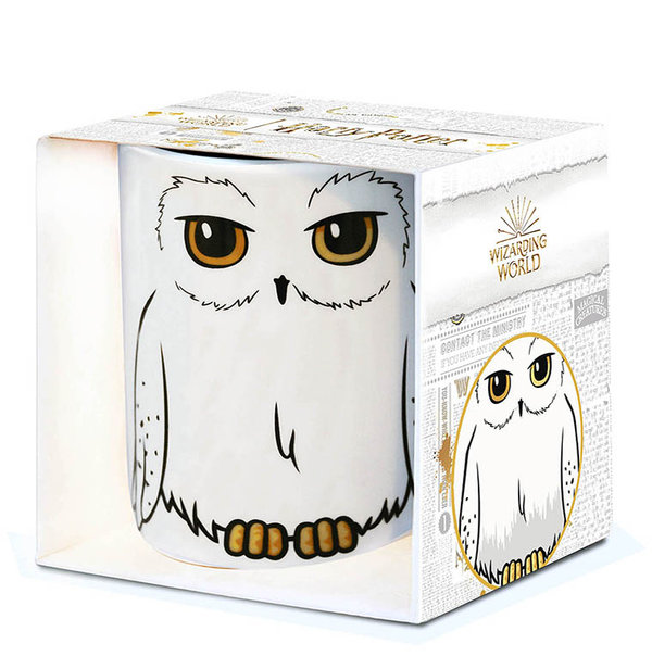 Harry Potter Hedwig Eeylops Owl Emporium Kaffeetasse weiß