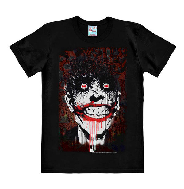 DC Comics Joker Bats Graffiti Herren T-Shirt
