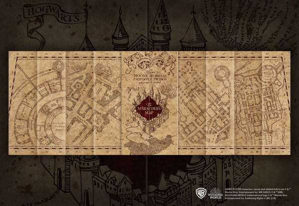 Harry Potter Puzzel The Marauder's Map Cover
