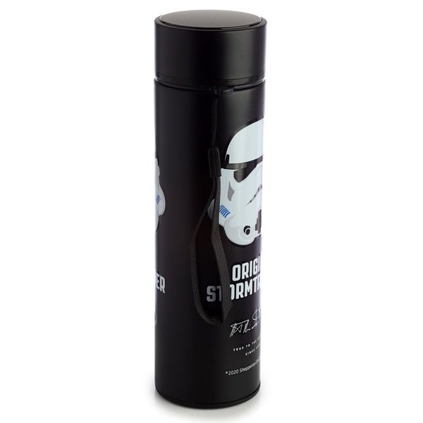 Stormtrooper Thermo Edestahl Trinkflasche mit Digital Thermometer 450ml