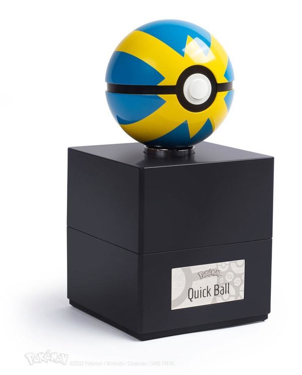 Pokémon Sammel Edition Limitiert Diecast Replik Flottball blau/ gelb