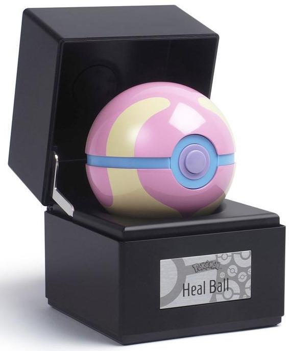 Pokémon Diecast Sammelfigur limitierte Edition Replik Heilball rosa/creme