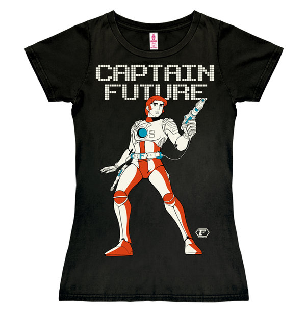 Captain Future Logoshirt TV Serie Frauen Fanshirt T-Shirt