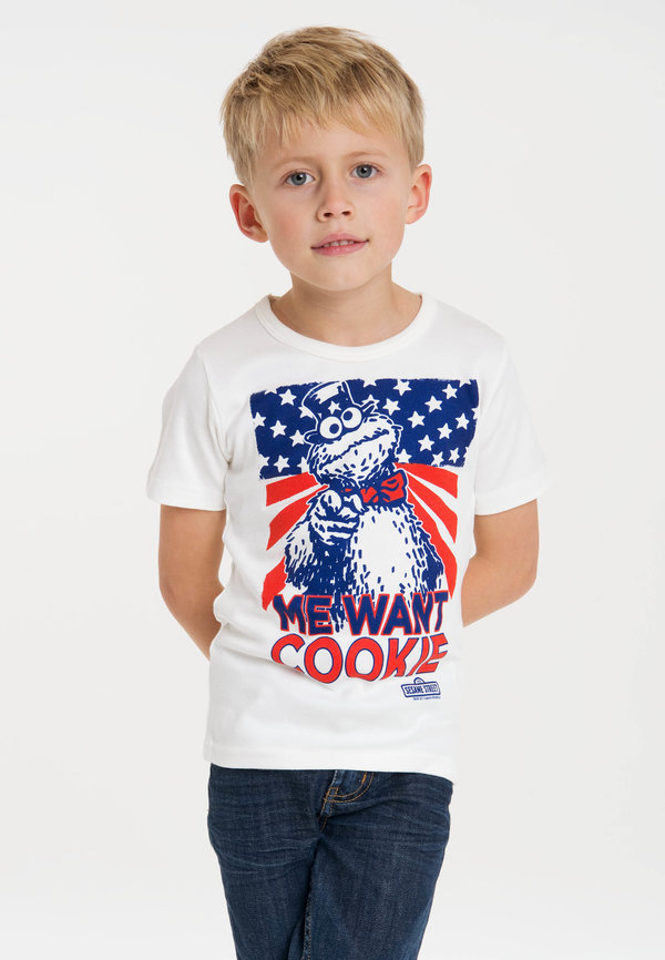 Kinder T-Shirt mit Krümelmonster Me Want Cookie